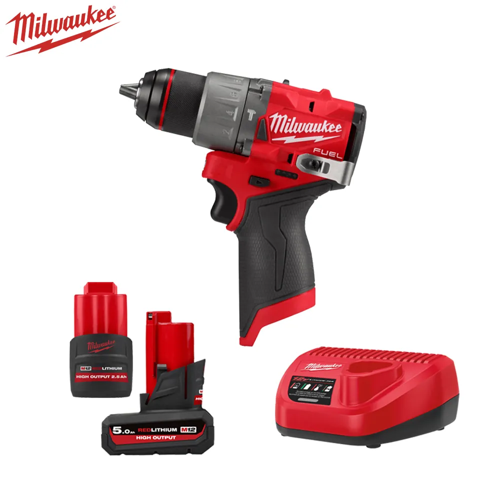 【Milwaukee 美沃奇】M12FPD2 無碳刷 震動 電鑽 起子機(M12 FPD2主機+單2.0電池+充電器) 歷史價格詳細信息