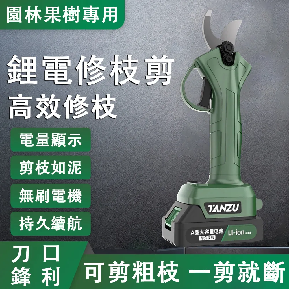 充電式鋰電剪刀果樹剪枝剪子易速S35電動修枝剪樹枝剪花枝園藝剪-沐雨家居 歷史價格詳細信息