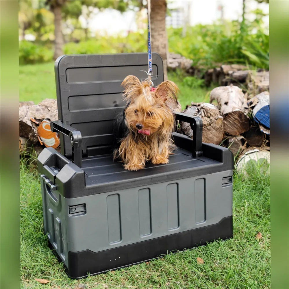 May Shop 有扶手 多功能摺疊收納箱 露營裝備收納箱【111020645】 歷史價格詳細信息