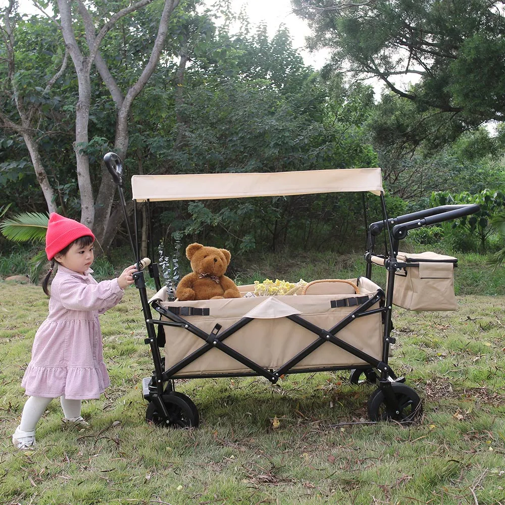 小孩寵物頂棚露營摺疊推車-藍灰 Ligfe 立格扉 歷史價格詳細信息