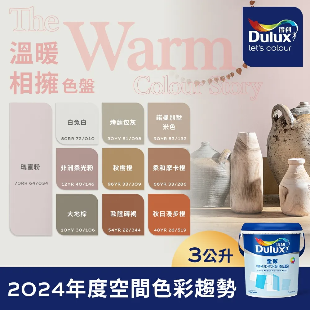 【Dulux得利塗料】A922 全效水泥漆 暖調中性色系 電腦調色（8公升裝） 歷史價格詳細信息