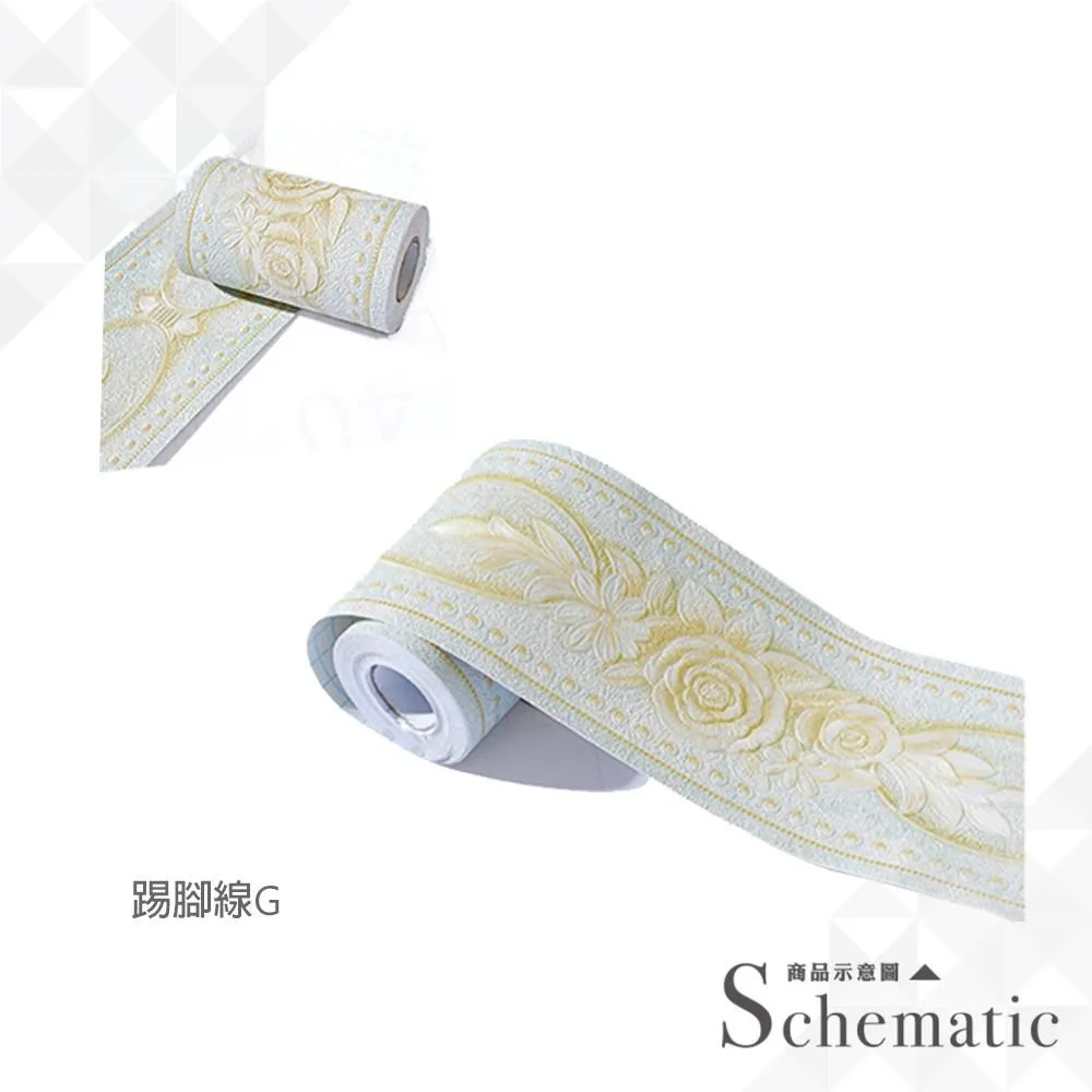 歐風加厚款踢腳線 A款二入 踢腳板 腰線貼 歷史價格詳細信息