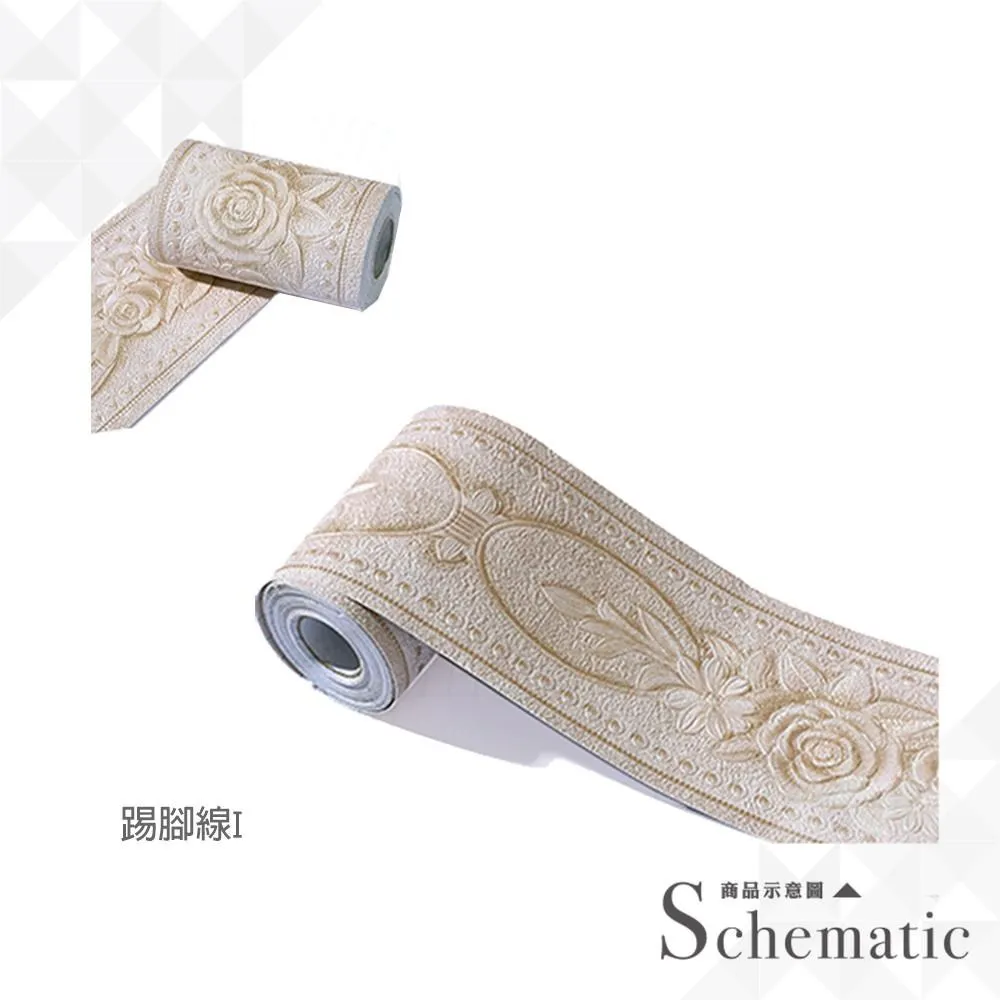 歐風加厚款踢腳線 A款二入 踢腳板 腰線貼 歷史價格詳細信息