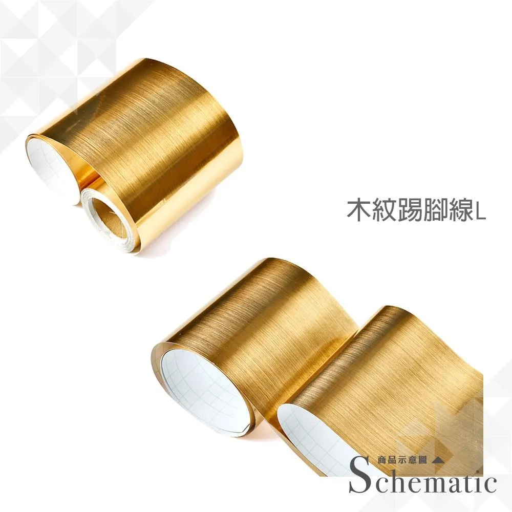 木紋踢腳線T款二入 金屬髮絲紋 踢腳板 腰線貼 歷史價格詳細信息