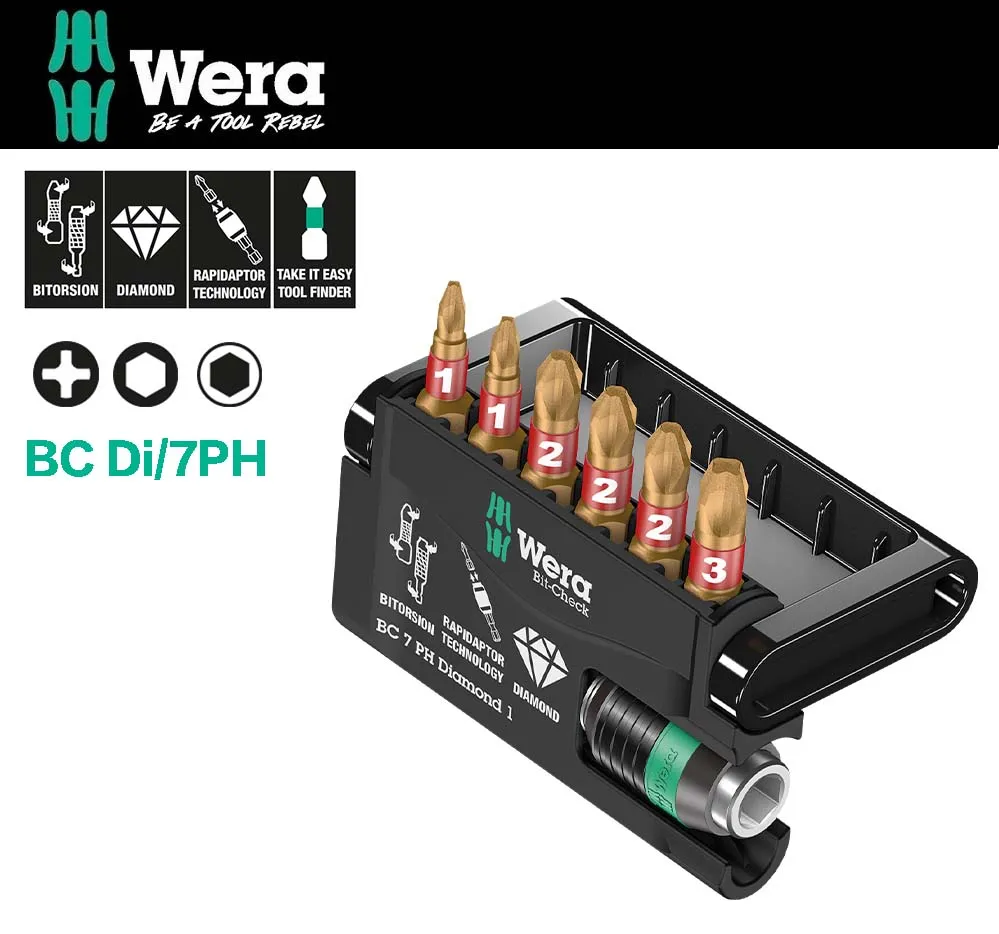 【德國Wera】鑽石起子頭PH2x25(2支裝) 851/1 BDC D SB 歷史價格詳細信息