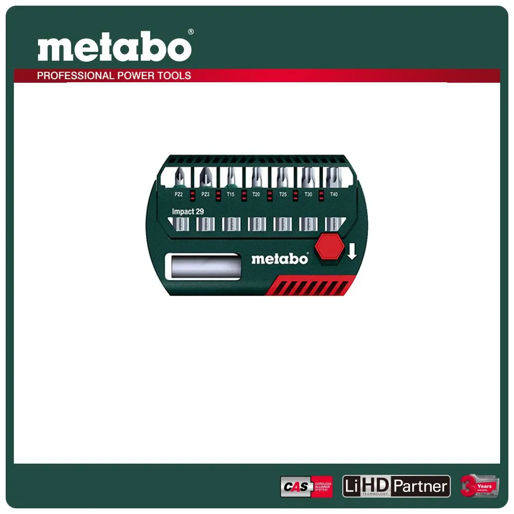 【metabo 美達寶】BIT-BOX IMPACT 29 起子頭8件組(工具配件) 歷史價格詳細信息