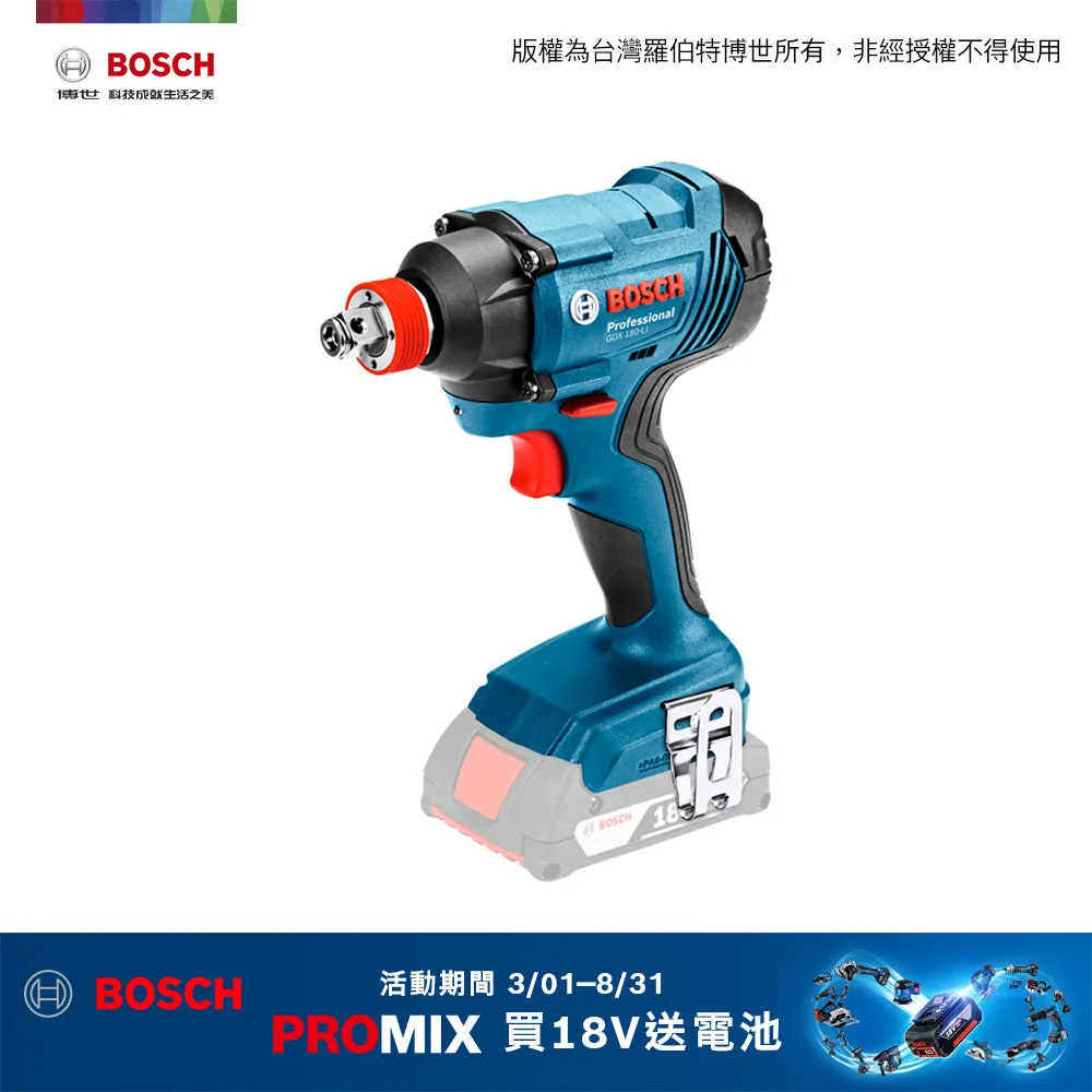 BOSCH 18V鋰電衝擊起子/扳手機GDX 180-LI(單主機)｜ASTool 亞仕托 歷史價格詳細信息