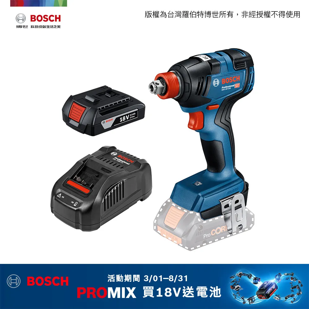 BOSCH 18V 免碳刷衝擊板手/起子機 GDX 18V-200 (4.0Ahx1) 歷史價格詳細信息