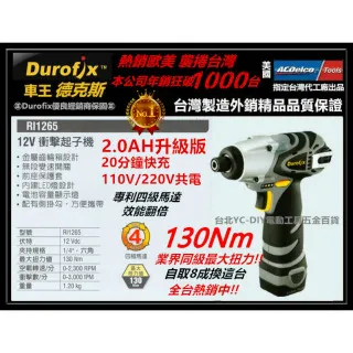車王德克斯 Durofix 2.0AH鋰電池 RI 1265及全系列12V通用 歷史價格詳細信息