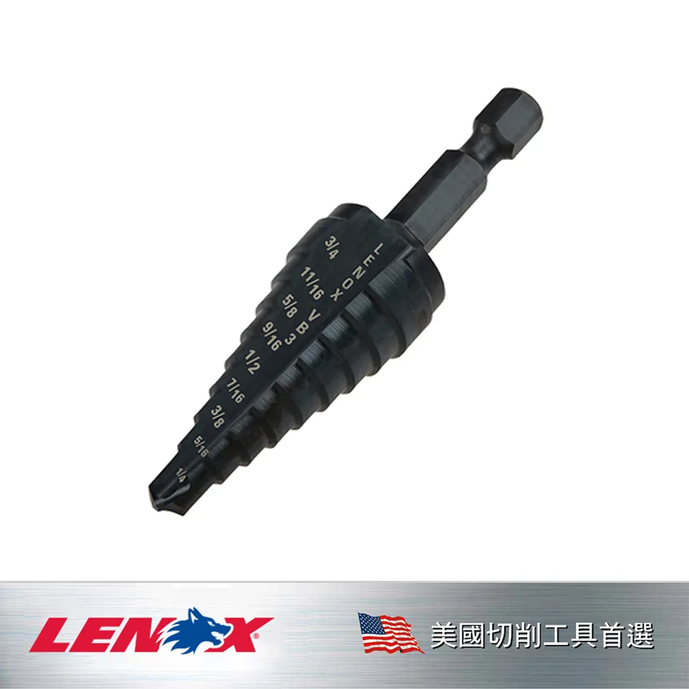 LENOX 狼牌 階梯鑽1/4-3/4*9孔徑數 LE30883VB3 歷史價格詳細信息