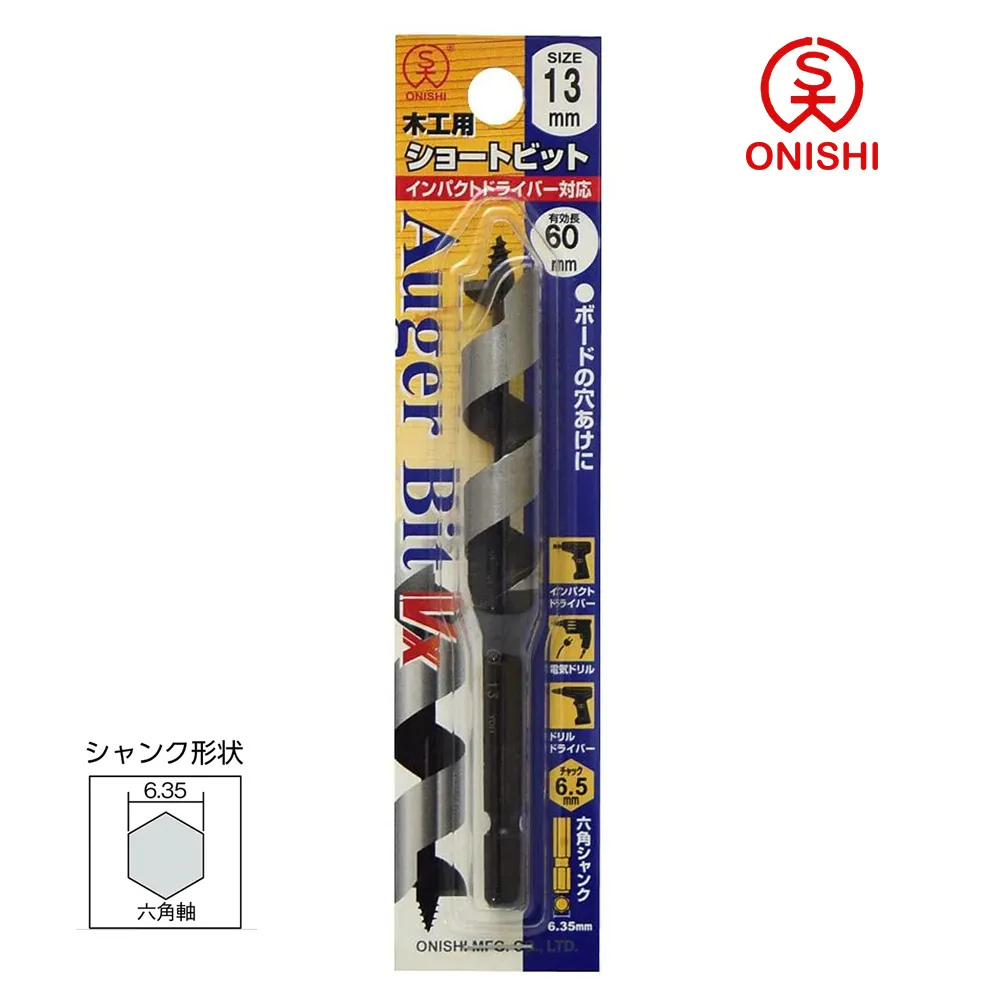 ONISHI 大西 NO.1-T 雙刃短型鑽尾 Twin 27mm /27mm 歷史價格詳細信息