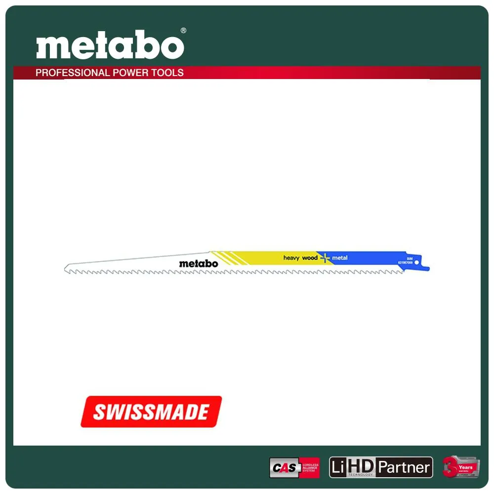 metabo 美達寶 木工軍刀鋸片 240/ 5.0mm/ 5T (S1531L) 631488000 5支裝 歷史價格詳細信息