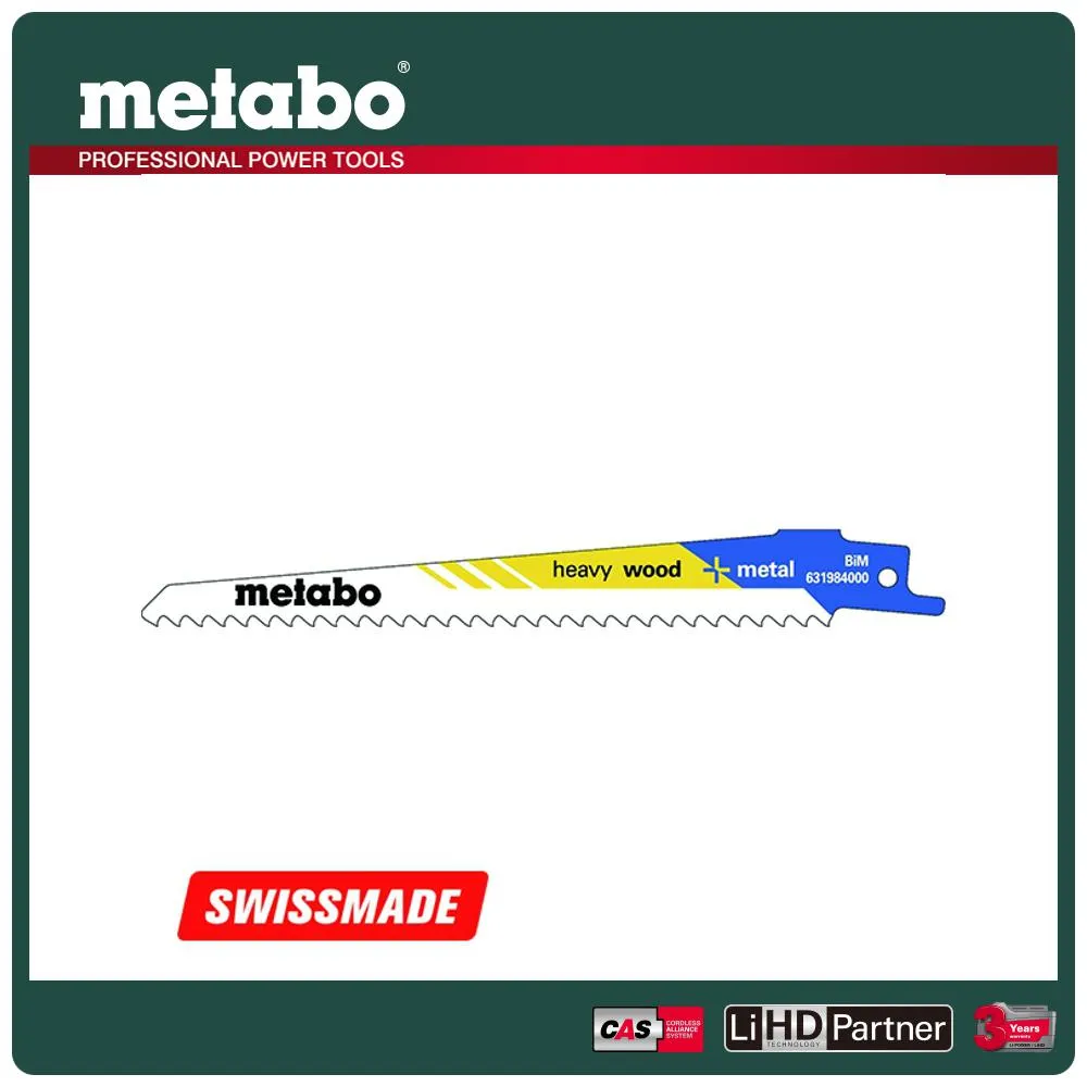 metabo 美達寶 木工軍刀鋸片 240/ 5.0mm/ 5T (S1531L) 631488000 5支裝 歷史價格詳細信息