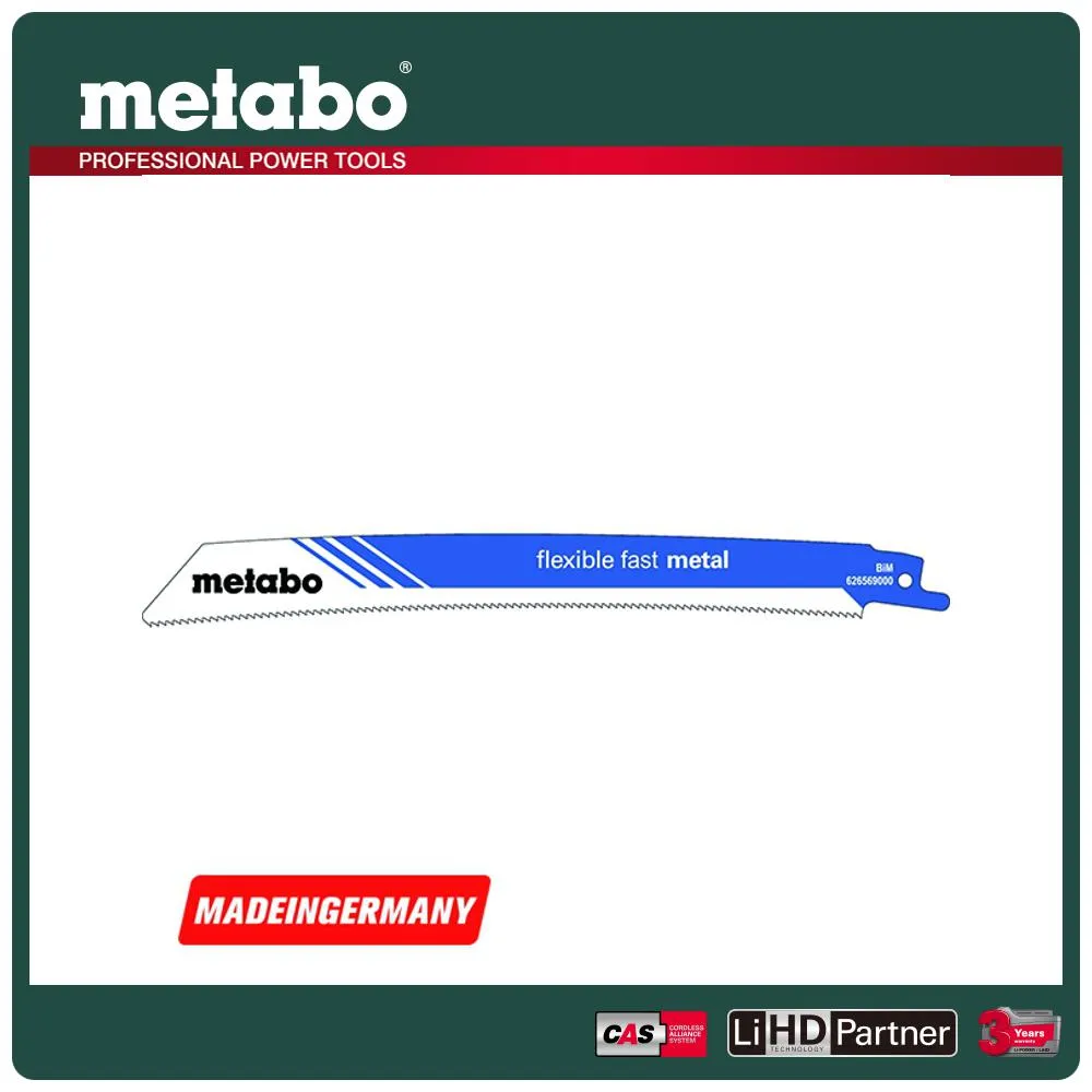 metabo 美達寶 金屬軍刀鋸片 HEAVY METAL 300 X 1.25mm 628263000 5支裝 歷史價格詳細信息