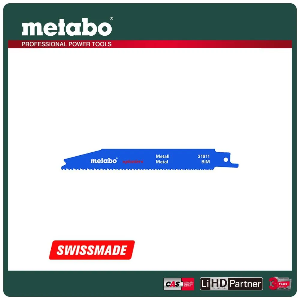 metabo 美達寶 金屬軍刀鋸片 HEAVY METAL 300 X 1.25mm 628263000 5支裝 歷史價格詳細信息
