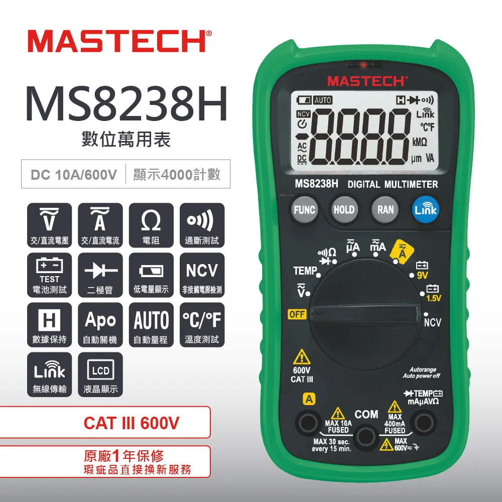 MASTECH 邁世 MS2103A 數位鉗形錶 歷史價格詳細信息