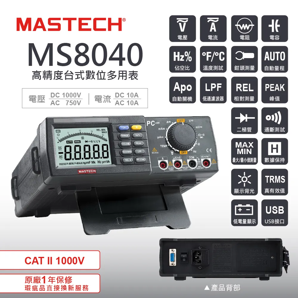 MASTECH 邁世 MS2103A 數位鉗形錶 歷史價格詳細信息