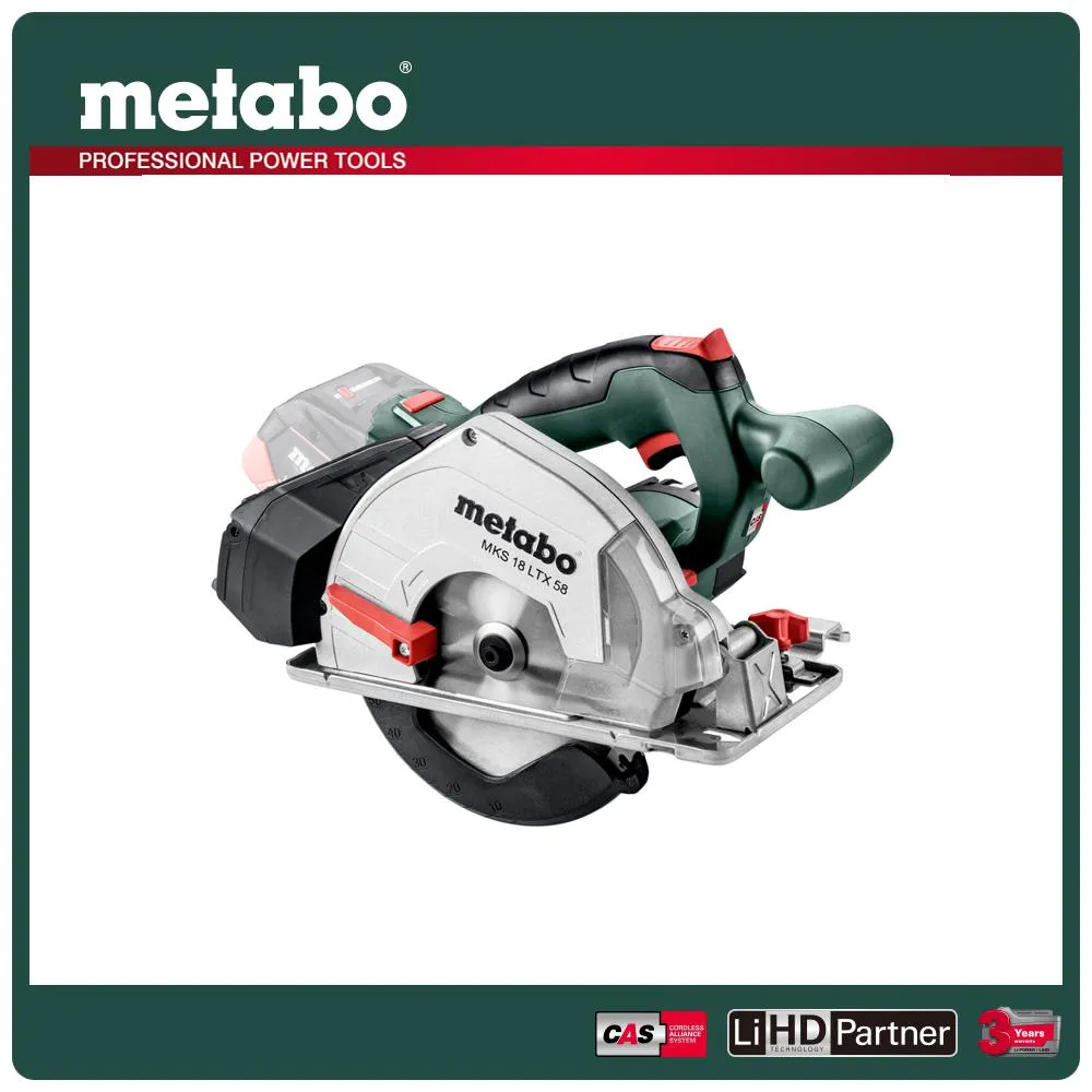 metabo 美達寶 18V鋰電金屬圓鋸機 MKS 18 LTX 58 4.0HD單電組 隨附工具袋 歷史價格詳細信息