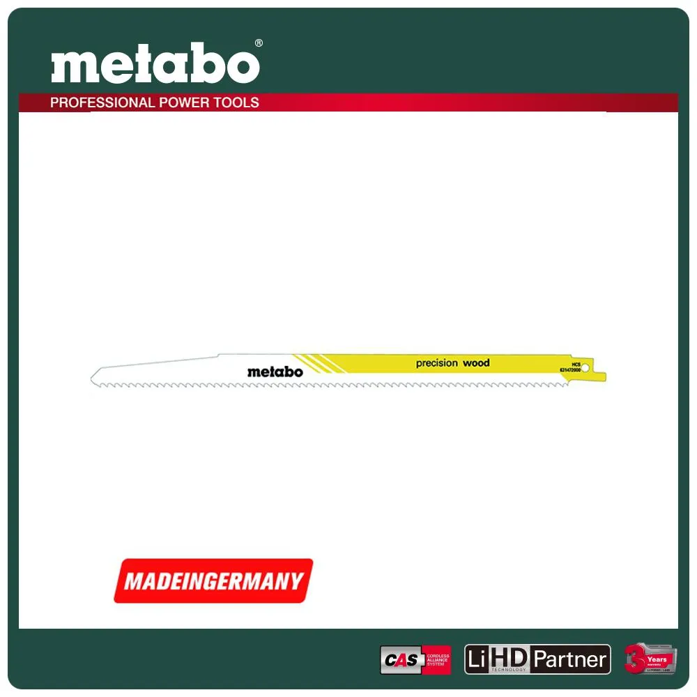 metabo 美達寶 木工軍刀鋸片 240/ 5.0mm/ 5T (S1531L) 631488000 5支裝 歷史價格詳細信息