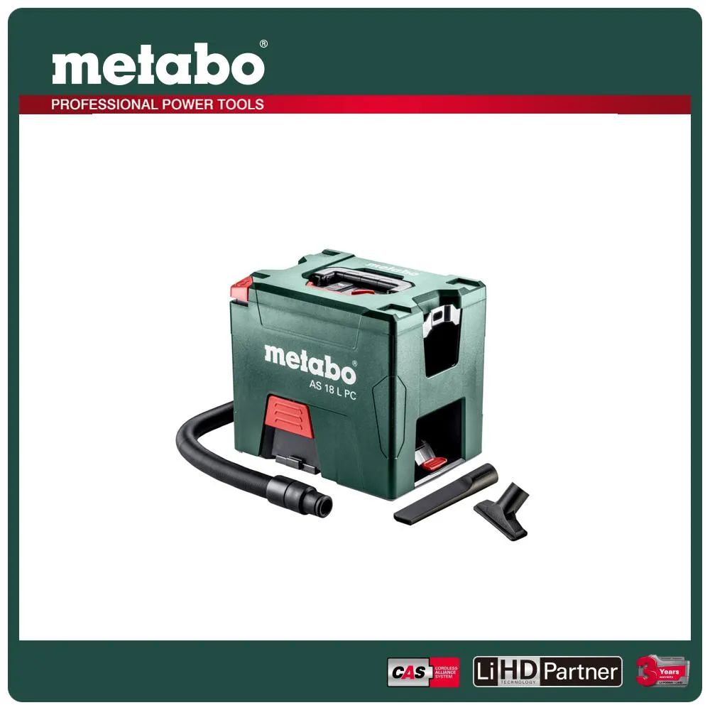 metabo 美達寶 18V鋰電乾濕兩用吸塵器 AS 18 L PC COMPACT 5.5HD單 (16"工具袋) 歷史價格詳細信息
