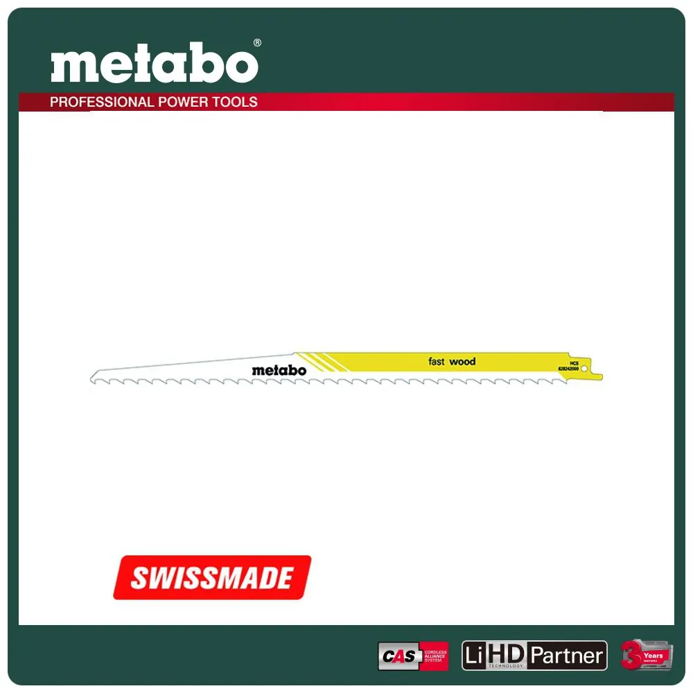 metabo 美達寶 木工軍刀鋸片 240/ 5.0mm/ 5T (S1531L) 631488000 5支裝 歷史價格詳細信息