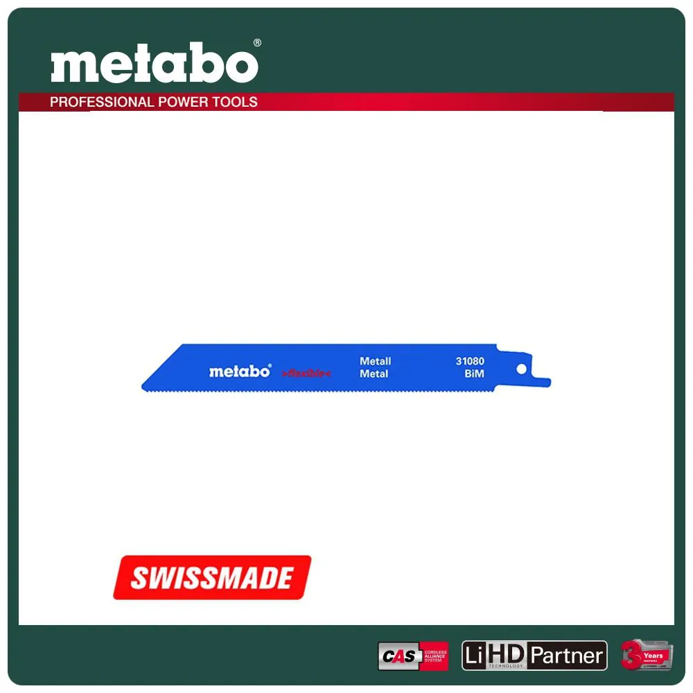 metabo 美達寶 金屬軍刀鋸片 HEAVY METAL 300 X 1.25mm 628263000 5支裝 歷史價格詳細信息