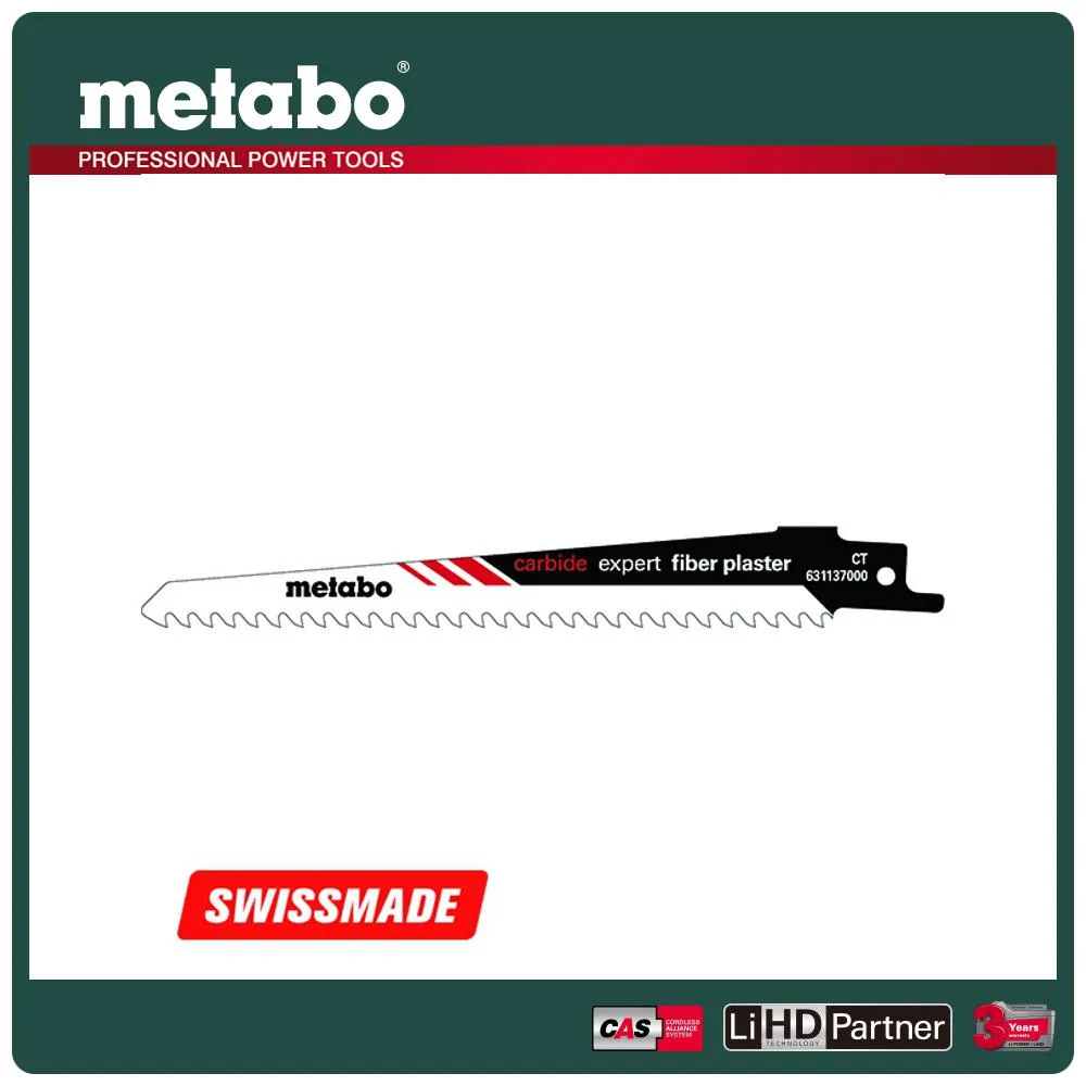 metabo 美達寶 專業纖維石膏軍刀鋸片 300/ 8.5mm/ 3T (S1241HM) 631146000 1支裝 歷史價格詳細信息