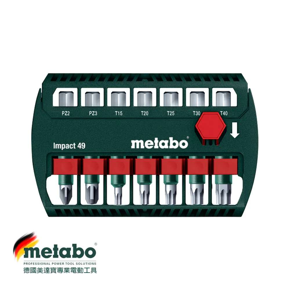【metabo 美達寶】BIT-BOX IMPACT 29 起子頭8件組(工具配件) 歷史價格詳細信息