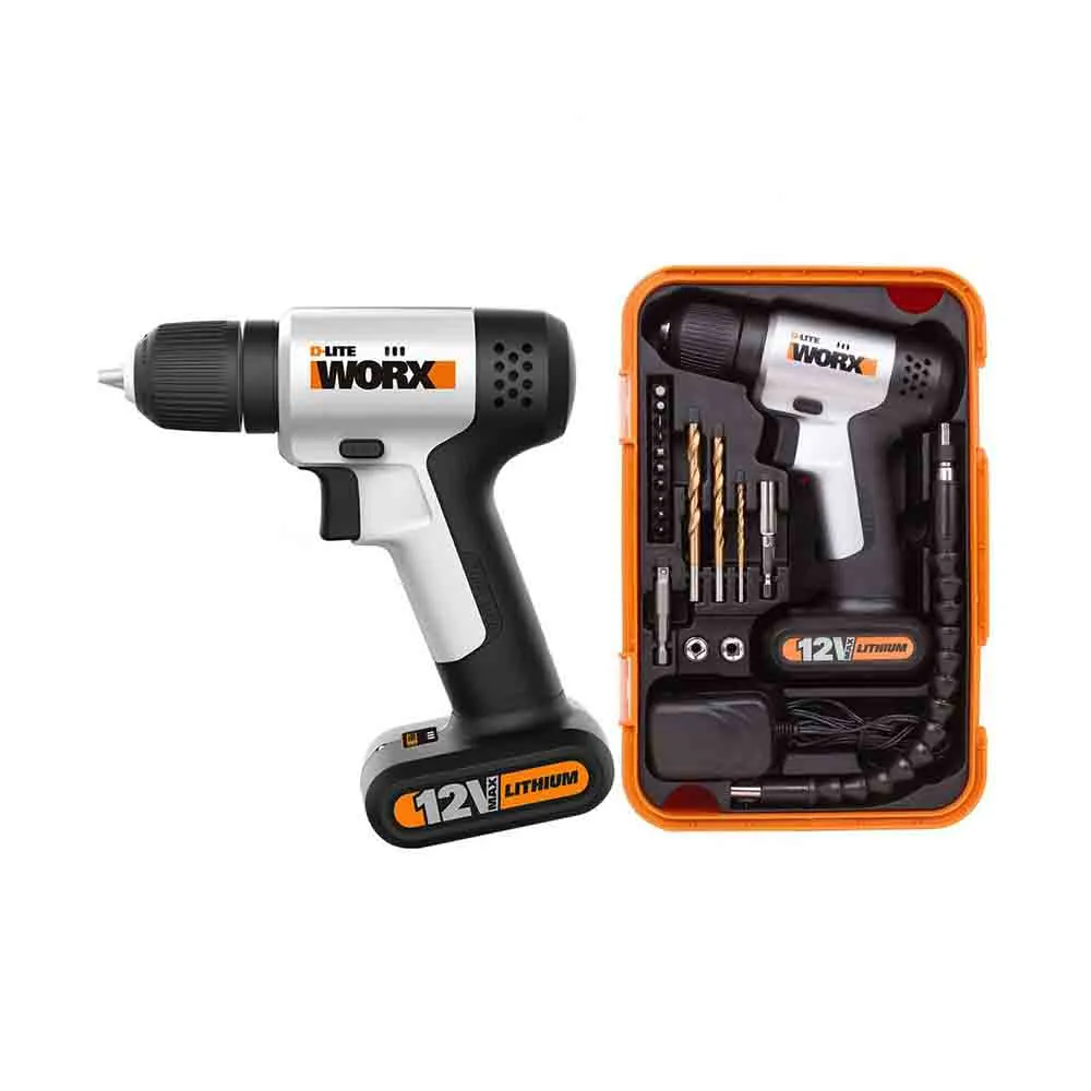 【WORX 威克士】12V 鋰電三用震動電鑽 雙電池(WX129) 歷史價格詳細信息