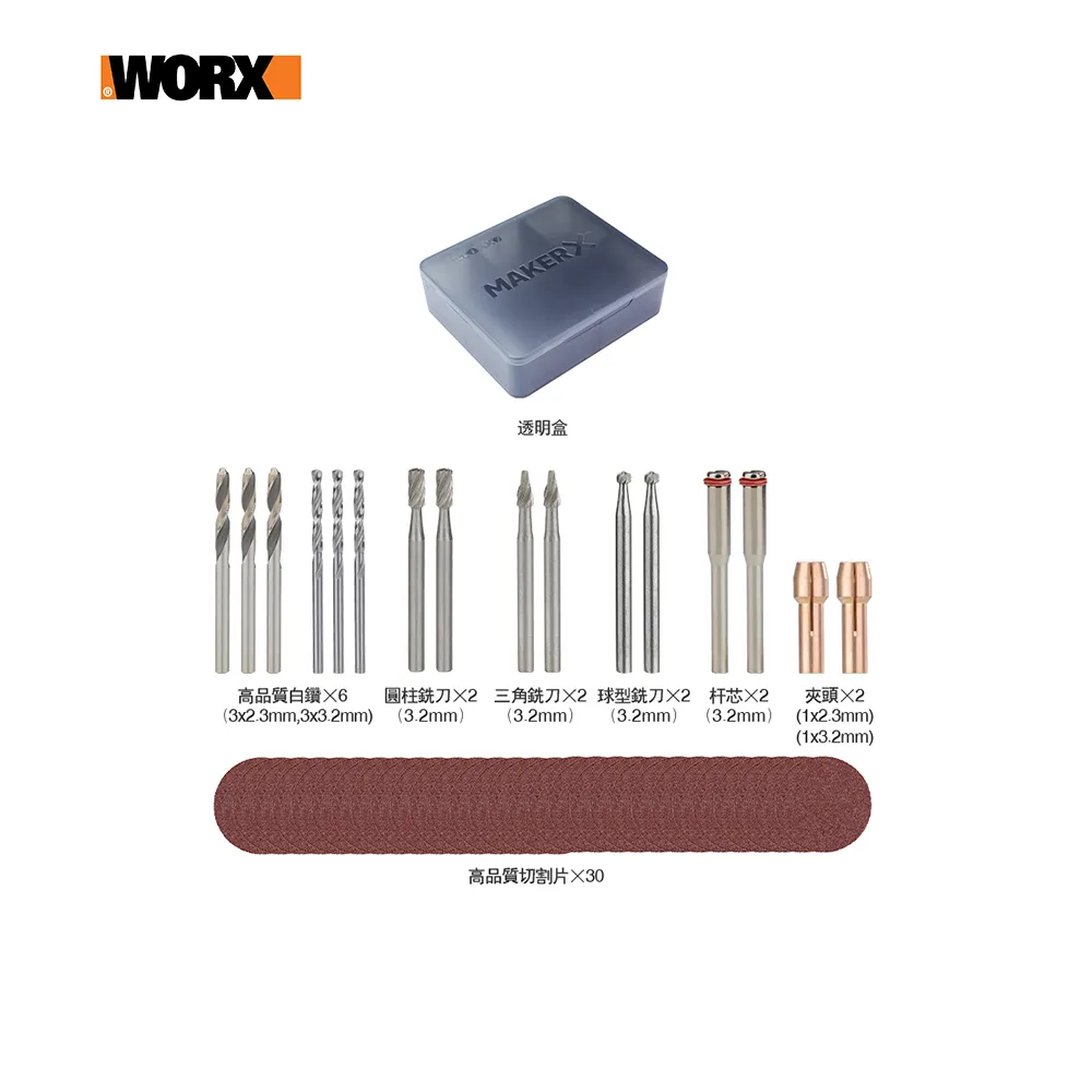 【WORX 威克士】全能打磨/刻磨切割附件 套件組一(WA7220) 歷史價格詳細信息