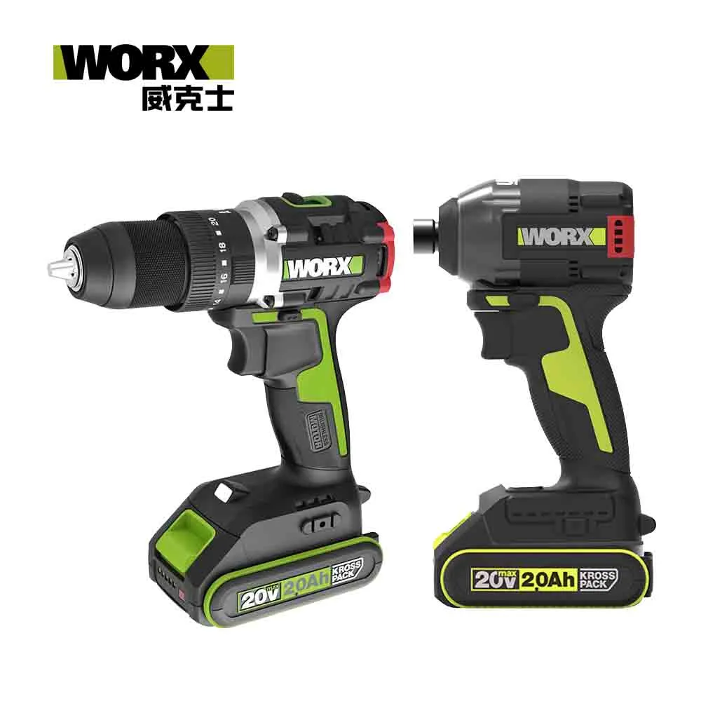 WORX 威克士 20V 無刷鋰電衝擊起子機 + 電鑽組合 (WU377+WU291D.9) WU291-4 歷史價格詳細信息