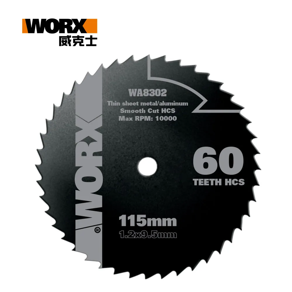 WORX 威克士 115mm 60T HSS 高速鋼木材 / 金屬圓鋸片 (WA5047)｜ASTool 亞仕托 歷史價格詳細信息