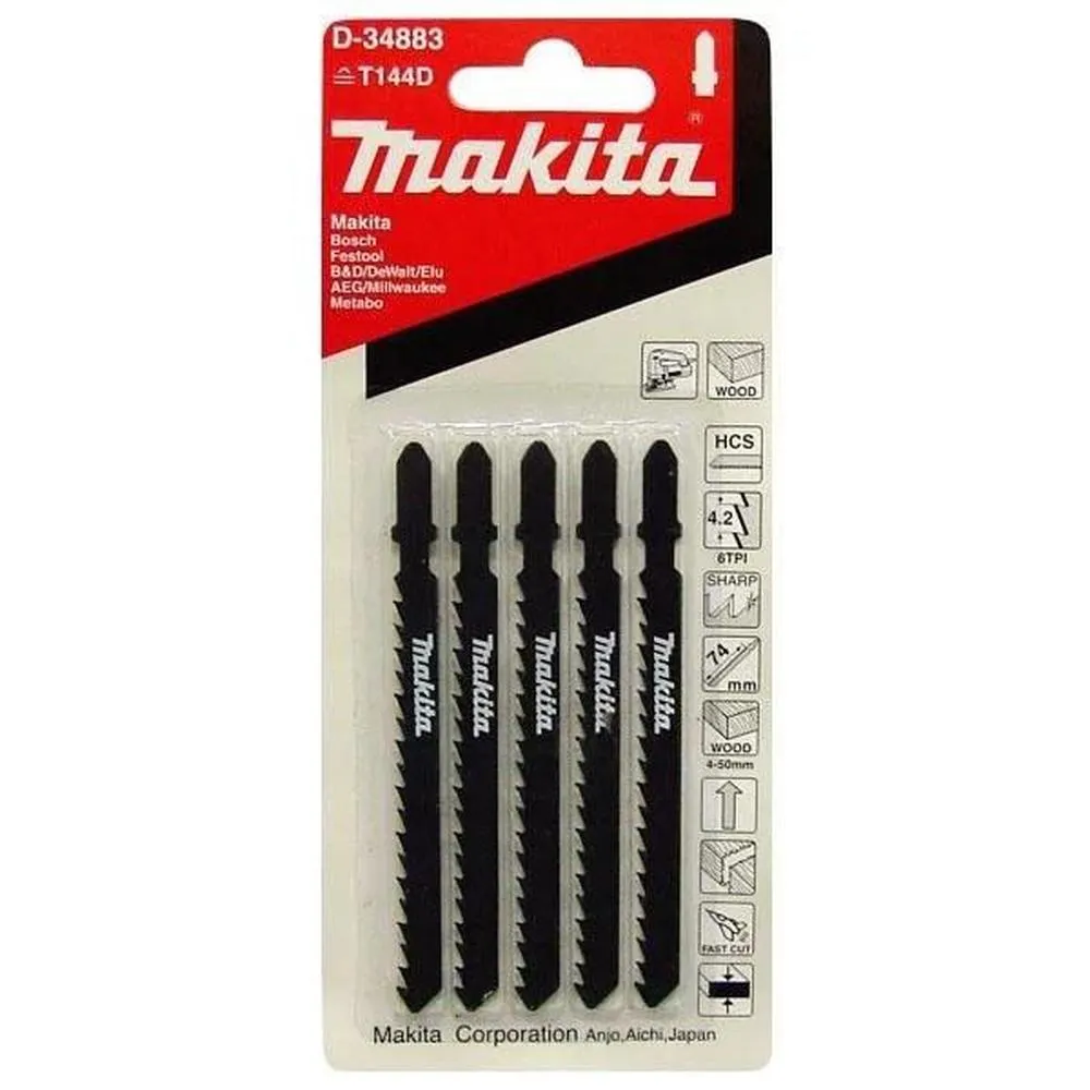 MAKITA 線鋸片T111C(5入)-木材用MK-D-34877｜ASTool 亞仕托 歷史價格詳細信息
