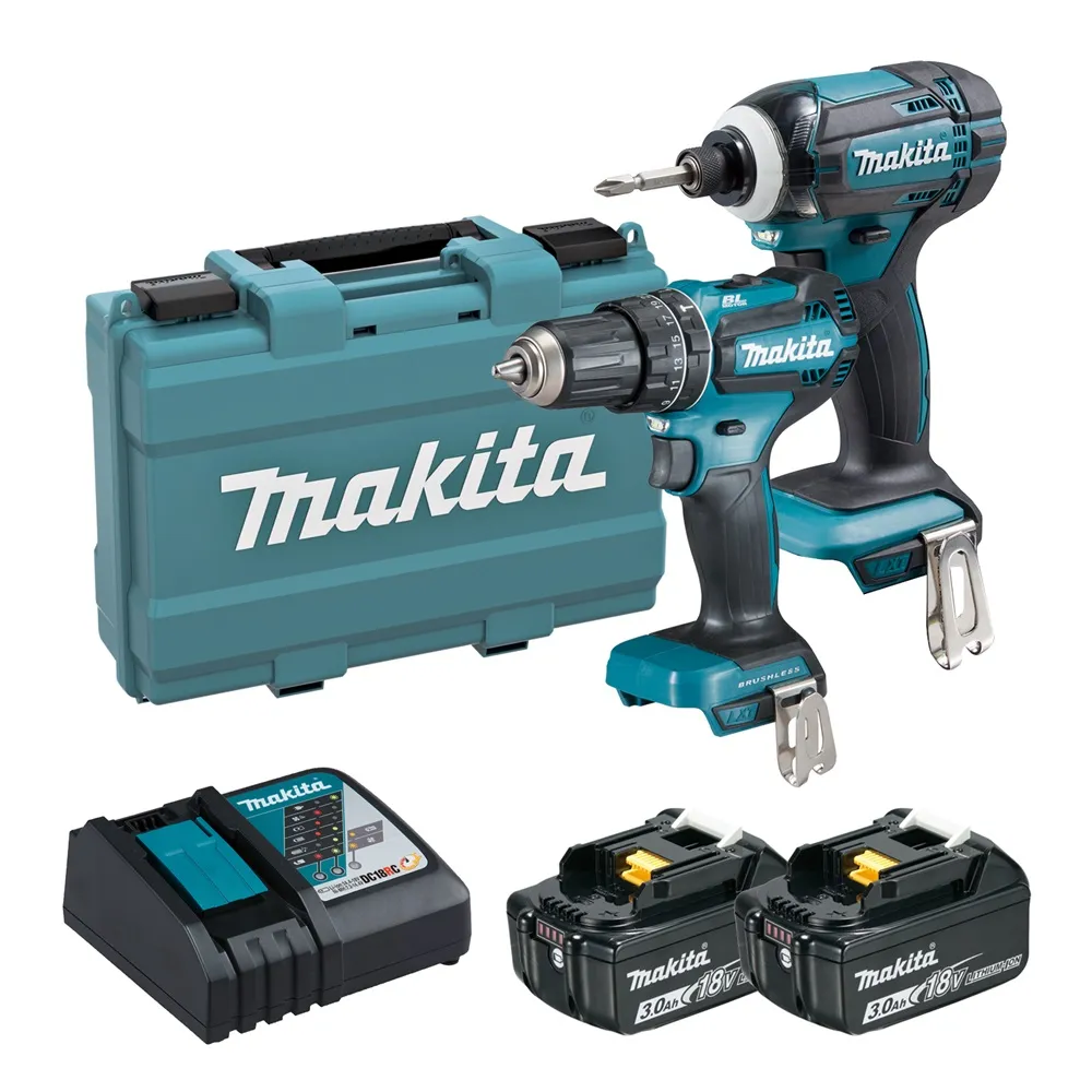 【MAKITA 牧田】18V鋰電雙機組-震動電鑽＋衝擊起子機(DLX2337) 歷史價格詳細信息
