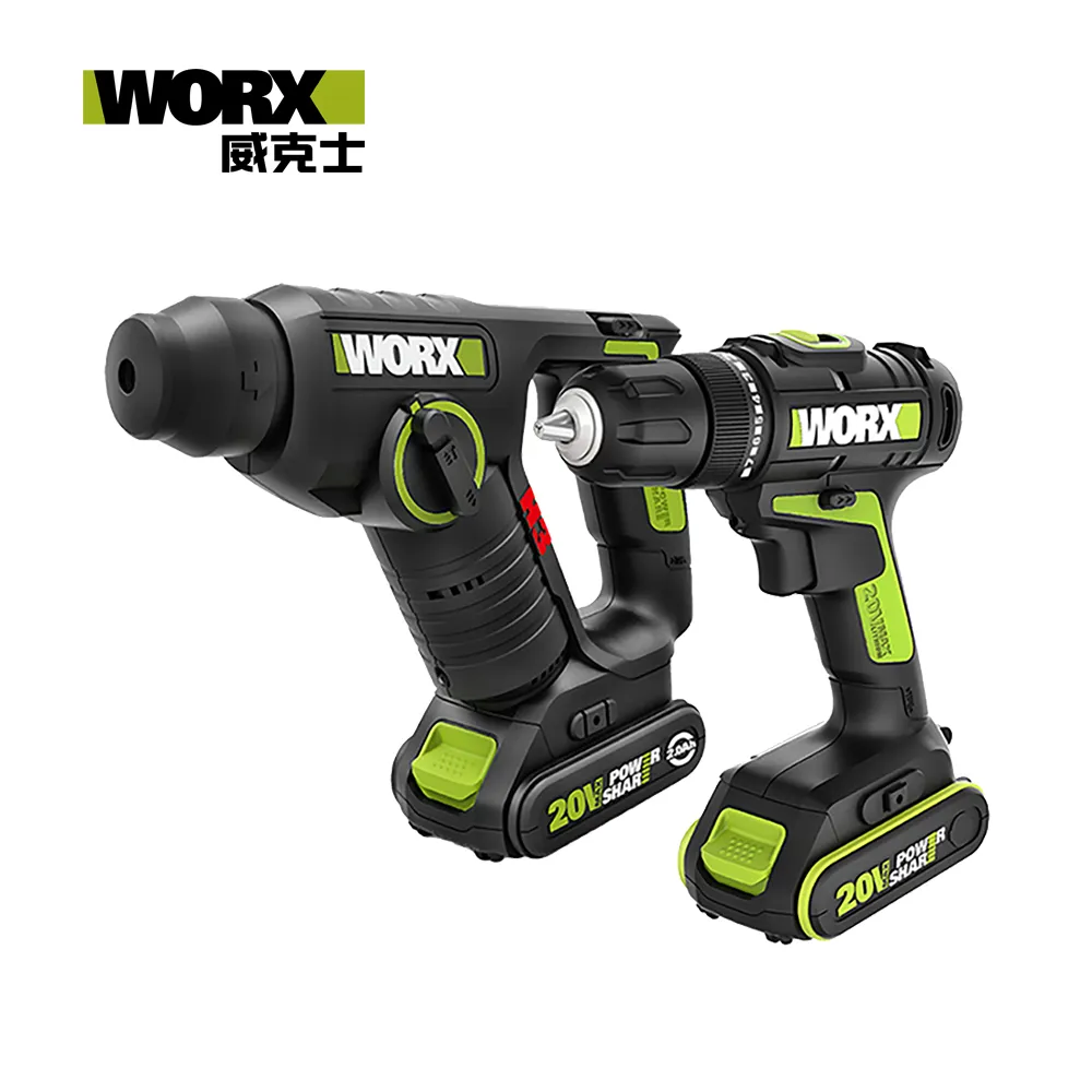 WORX 威克士  20V鋰電鎚鑽+電鑽雙機組(WU930)｜ASTool 歷史價格詳細信息
