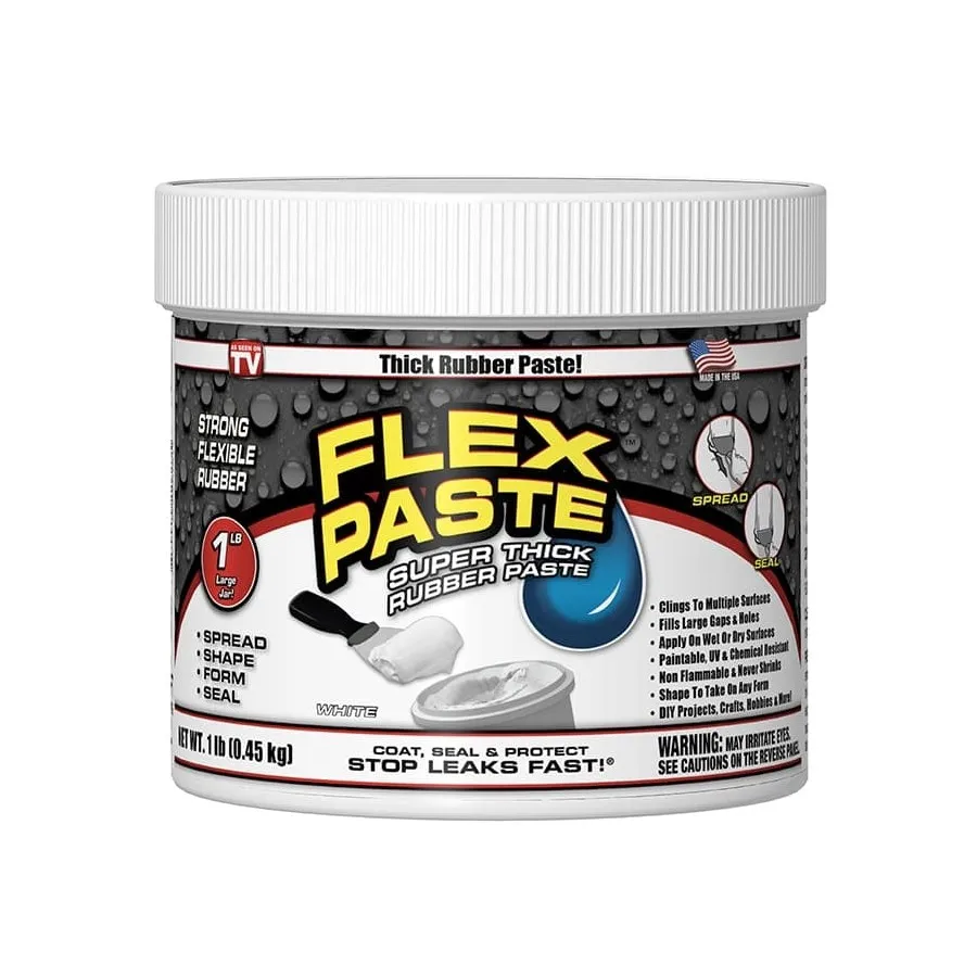Flex Paste 飛速防水補洞橡膠膏 白色 1Lb/0.45kg 歷史價格詳細信息
