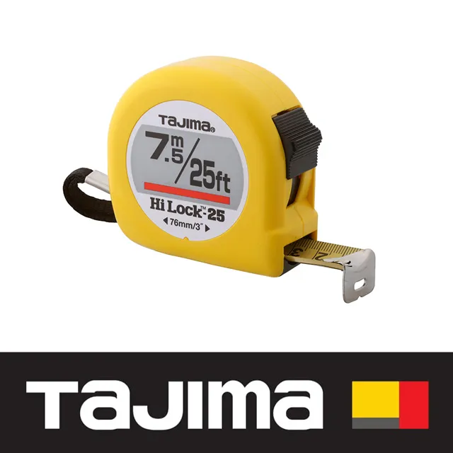 日本 田島Tajima 7.5米 x 25mm/ 英吋捲尺 L2575FT｜ASTool 亞仕托 歷史價格詳細信息