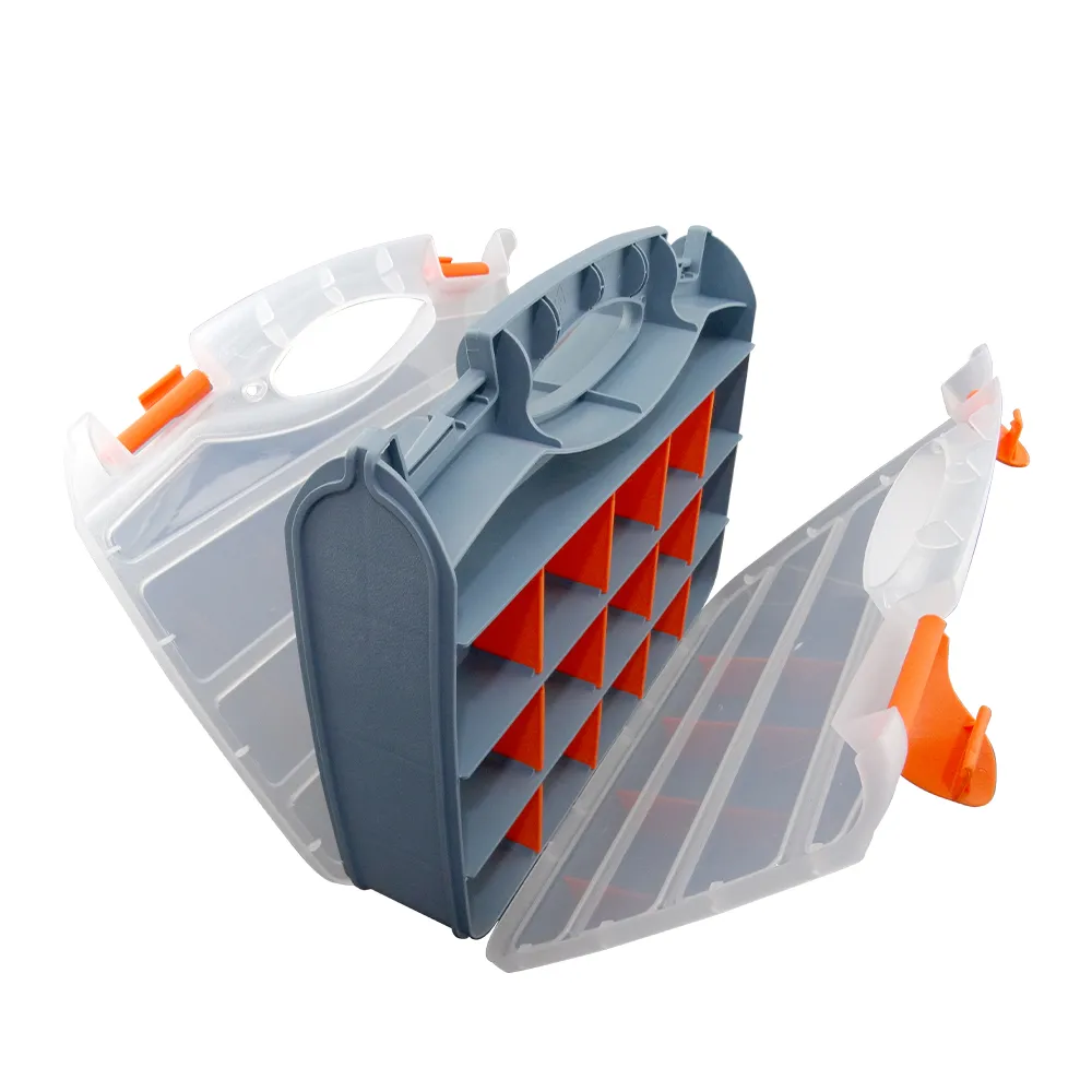 SB30 元件盒 電子零件盒 路亞收納盒 手拿盒 手提式箱 雙層收納盒 螺絲箱 分類箱 歷史價格詳細信息