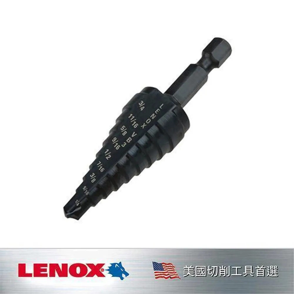 LENOX 狼牌 階梯鑽1/4-3/4*9孔徑數 LE30883VB3 歷史價格詳細信息