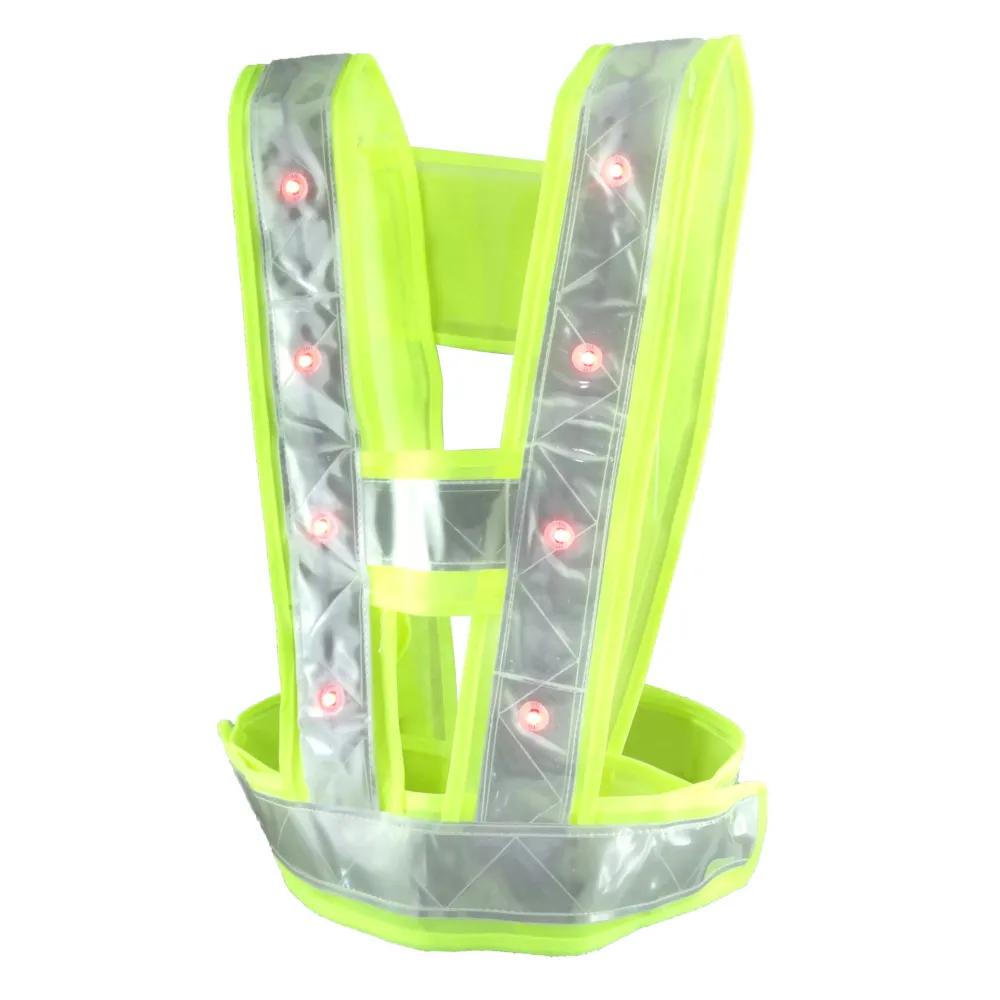 V型LED反光背心//V型黃色16顆LED照明 B-LEDVV 歷史價格詳細信息