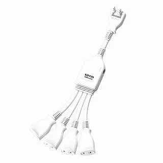 可轉向兩面插座附夜燈- 白光 - (2入一組) 歷史價格詳細信息