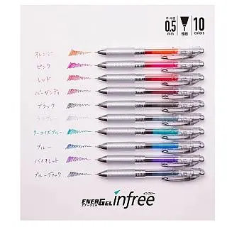 Pentel飛龍 ENERGEL infree 0.5mm極速鋼珠筆 替換筆芯(針芯筆頭)LRN5TL 歷史價格詳細信息