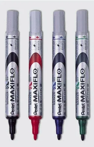 Pentel飛龍 直液後壓白板筆-三色任選 歷史價格詳細信息