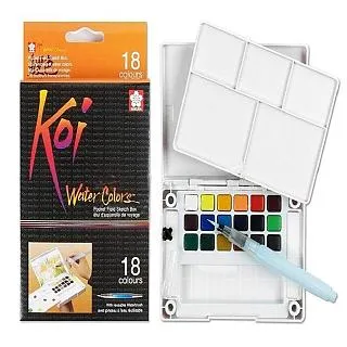 SAKURA 櫻花 - koi 金屬珠光塊狀水彩寫生組 (12色) 歷史價格詳細信息