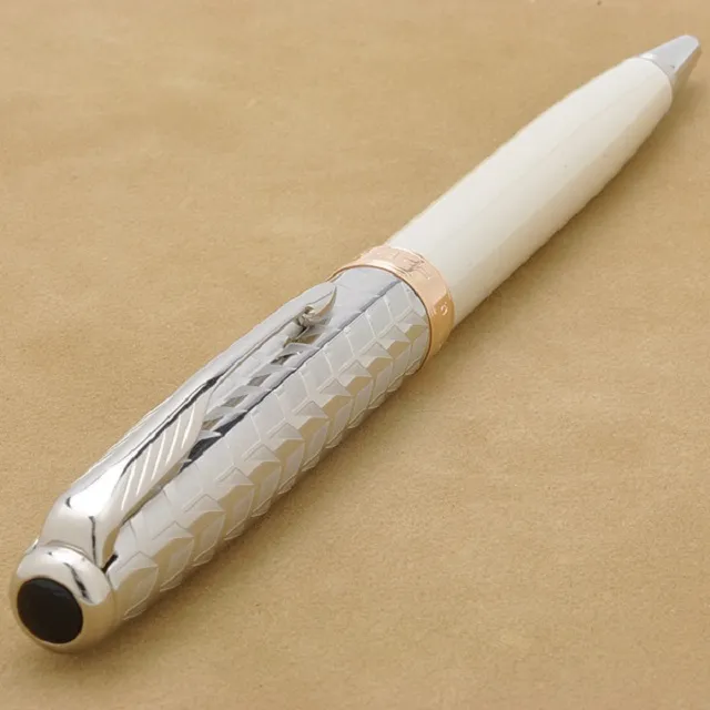 派克 PARKER 新款SONNET 卓爾系列 藍桿白夾 18K金尖鋼筆 歷史價格詳細信息