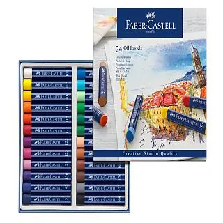 Faber-Castell 創意工坊油性粉彩條 24色 *127024 歷史價格詳細信息
