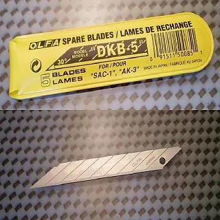 【OLFA】經濟型30度細工刀刀片DKB-5(2入1包) 歷史價格詳細信息