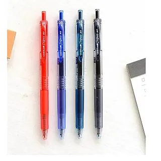 UNI三菱UMN-105自動中性筆0.5MM 藍/紅/黑/深藍 4色 好好逛文具小舖 歷史價格詳細信息