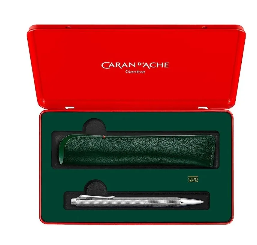 瑞士 CARAN D’ACHE卡達 ECRIDOR艾可朵 色彩寶藏SUNLIGHT 鍍金原子筆＋筆套禮盒組890.022 歷史價格詳細信息