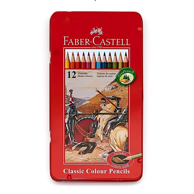 輝柏FABER-CASTELL 12色油性彩色鉛筆+B4圖畫本 組 繪畫鉛筆組合 兒童畫畫本 六角型筆桿 環保無毒彩色筆 歷史價格詳細信息